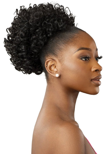 OOUTRE Pretty Quick Drawstring Ponytail- Curly Puff Sareya Beauty Supply Store in Calgary Alberta Canada